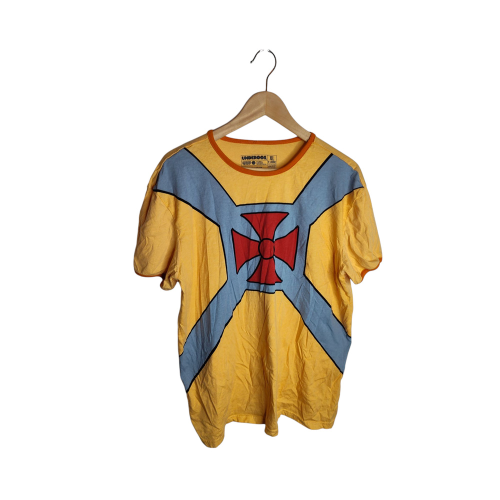 Underoos Mens Masters of the Universe Ringer style t-shirt graphic XL
